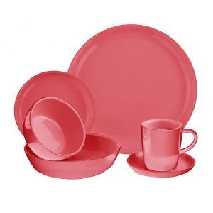 CorningWare® 6-piece Vermilion Dinnerware Set , Service for 1