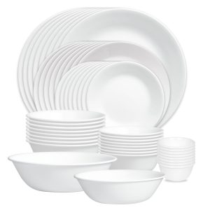Corelle® Winter Frost White 50-piece Dinnerware Set, Service for 8, EXCLUSIVE
