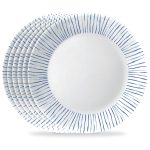 Corelle® Botanical Stripes 10.25" Dinner Plate, 6 pack