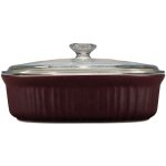 CorningWare® French Colors 2.5-quart Oval Baking Dish, Cabernet